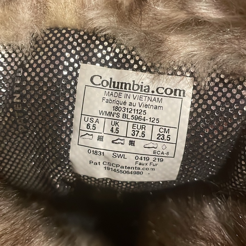 Columbia Minx Mid III Womens Waterproof Insulated Winter Snow Boots Size 6.5 - Picture 13 of 14